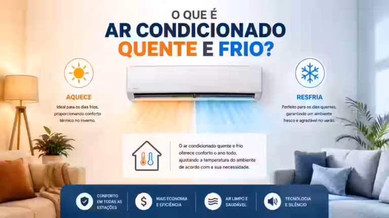 O que é ar-condicionado quente e frio?